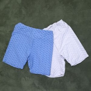 2-Pack Honeycomb Biker Shorts – Size M (Brand New)